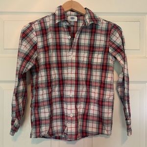 Plaid Boys Button Up